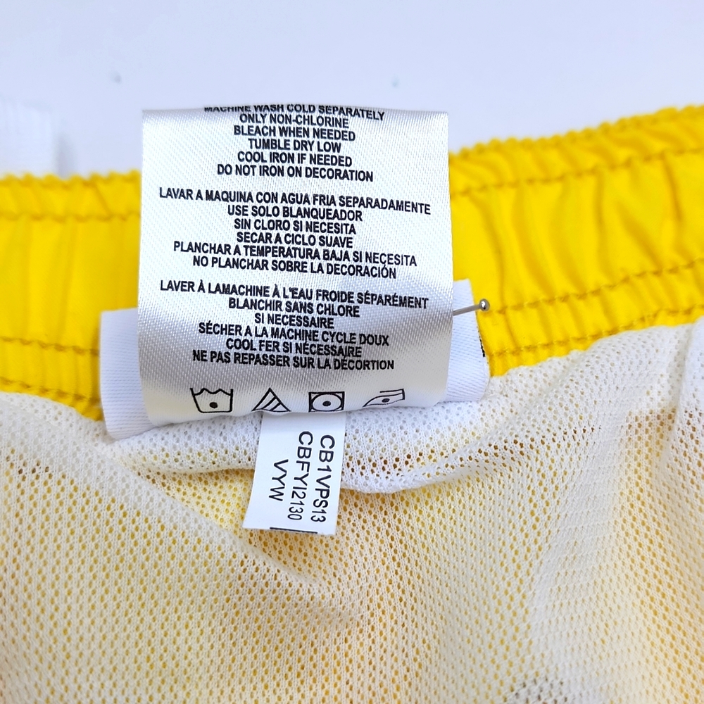CALVIN KLEIN MEN'S SWIM TRUNK YELLOW - Picture 12 of 12